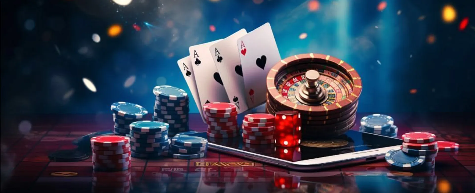 Dynamic 8k8 Jili online casino background with vibrant lights and game elements